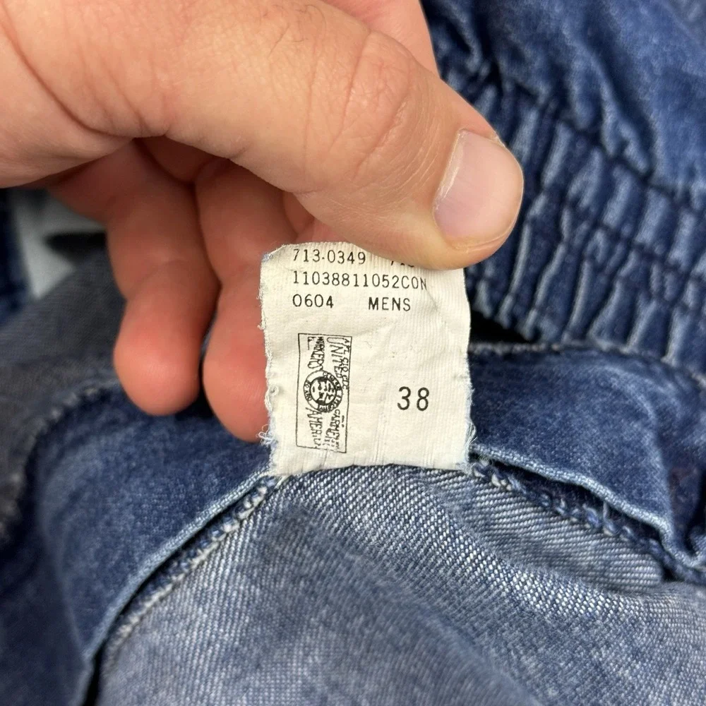 Vtg LL Bean Jeans Men's 36x34 (32x31) Blue‎ Denim Straight Leg Union Made In USA